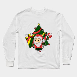 Santa Christmas Holiday Long Sleeve T-Shirt